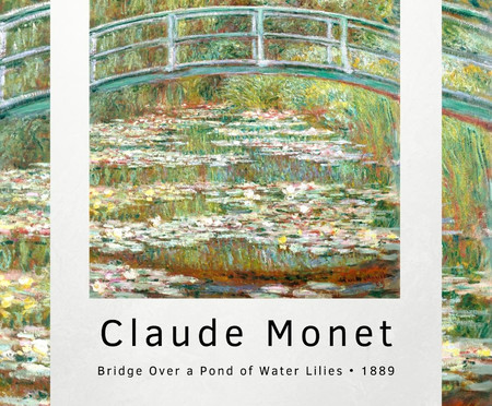 Quebra-Cabeça Museus 216 Peças - Bridge Over A Pond Of Water Lilies Claude Monet | WestwingNow