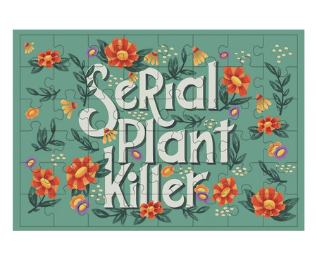 Quebra-Cabeça 48 Peças - Serial Plant Killer
