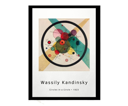 Quebra-Cabeça Museus 216 Peças - Circle In A Circle Wasily Kandinsky | WestwingNow