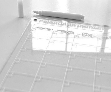 Calendário Geladeira Mensal Transparente | Westwing