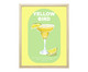 Quadro Cozinha Drink Yellow Bird Pinus, Bege | WestwingNow