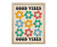 Quadro Teen Good Vibes Oak, Madeira | WestwingNow