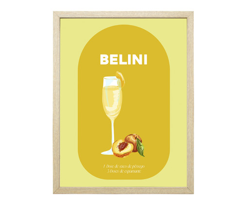 Quadro Cozinha Drink Belini Pinus, Bege | WestwingNow