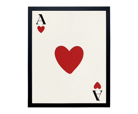 Quadro Teen Heart Preto