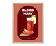 Quadro Cozinha Drink Blood Mary Pinus, Bege | WestwingNow