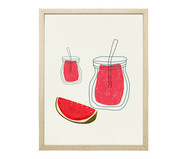 Quadro Cozinha Watermelon Juice Pinus | WestwingNow