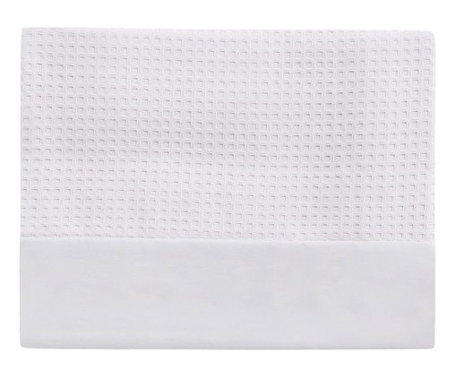 Saia para Cama Boulevard Branco 250G/M², Branco | WestwingNow