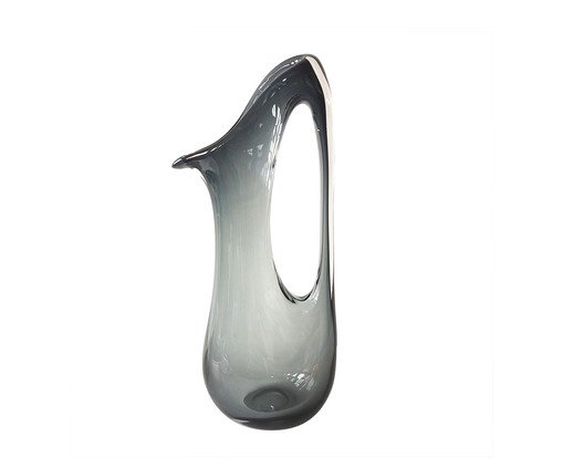 Vaso Penguin Maior Preto Fumê, Smoke | WestwingNow