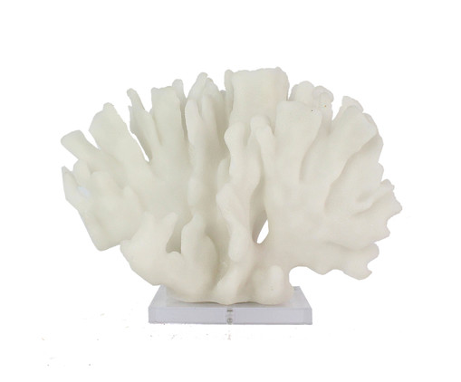 Coral em Resina Pequeno Branco, white | WestwingNow