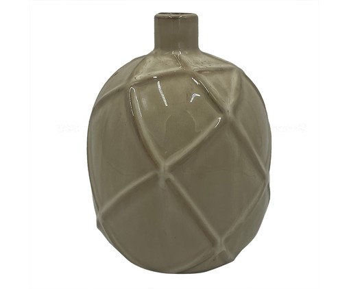 Vaso em Cerâmica Caqui Escuro, beige | WestwingNow