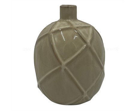 Vaso em Cerâmica Caqui Escuro | Westwing