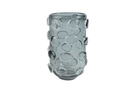 Vaso Longo Bolinhas Cinza | Westwing