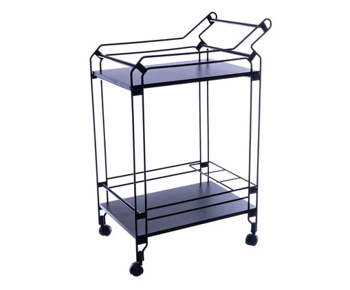 Carrinho de Bar Wurzen - Preto, Preto | WestwingNow