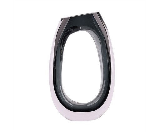 Vaso Look Left Preto, transparent | WestwingNow