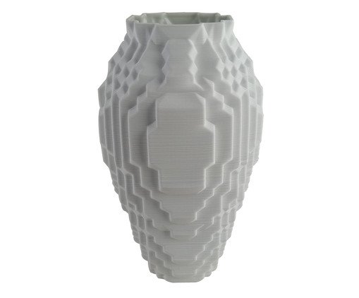 Vaso em Cerâmica Squares Maior Branco 3D, white | WestwingNow