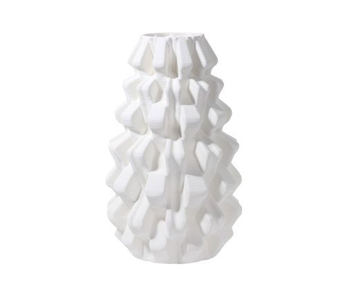 Vaso em Cerâmica Ruff Grande Branco, white | WestwingNow