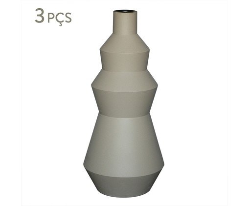 Jogo de Cestos em Rattan com Tampa Retangular Creme, beige | WestwingNow