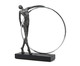 Escultura em Resina e Metal Homem com Aro Prateado, #N/D | WestwingNow