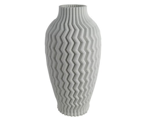 Vaso em Cerâmica Wavie Branco 3D, white | WestwingNow