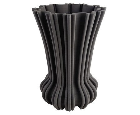 Vaso em Cerâmica Different Preto 3D | Westwing