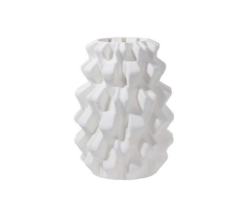 Vaso em Cerâmica Ruff Pequeno Branco, white | WestwingNow