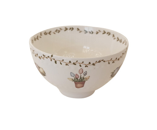 Bowl em Porcelana Bloom And Blessings Branco, white | WestwingNow