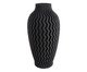 Vaso em Cerâmica Wavie Preto 3D, black | WestwingNow