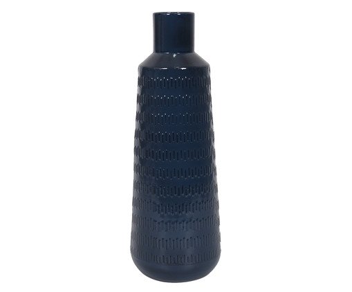 Vaso em Metal Moniche Grande Azul Escuro, blue | WestwingNow
