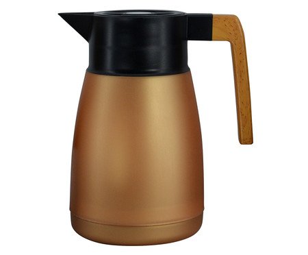 Garrafa Térmica Coffeeshop Acobreado Metálico | Westwing