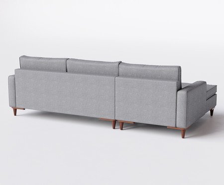 Sofá Sivas com Chaise Direita II Cinza | Westwing