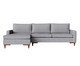 Sofá Sivas com Chaise Direita II Cinza, Cinza | WestwingNow