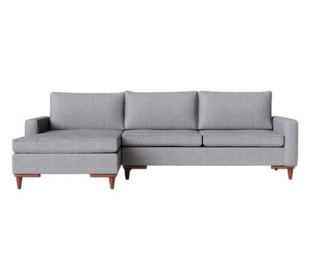 Sofá Sivas com Chaise Direita II Cinza | Westwing