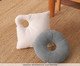 Almofada Donut em Bouclé Azul-Claro, blue | WestwingNow