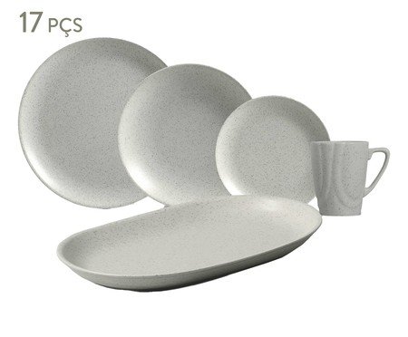 Aparelho de Jantar Organic Gray