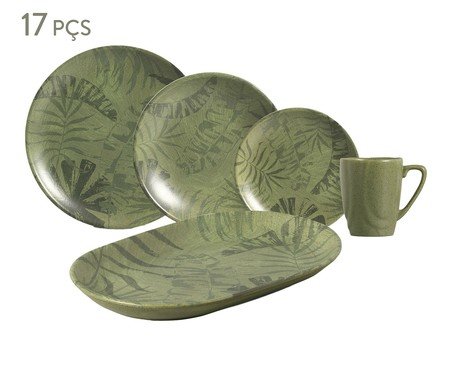 Aparelho de Jantar Palm Tree Olive | Westwing