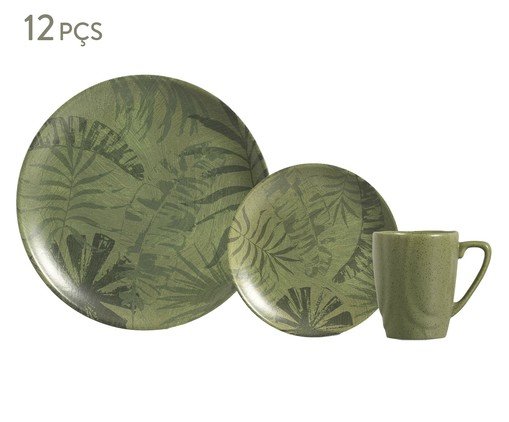Aparelho de Jantar Palm Tree Olive, Verde | WestwingNow