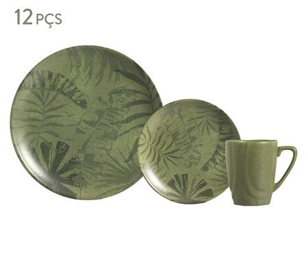 Aparelho de Jantar Palm Tree Olive | Westwing