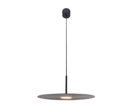Pendente Disco Preto Bivolt | Westwing