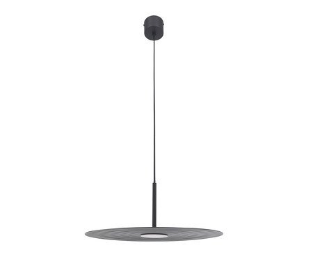 Pendente Disco Preto Bivolt | Westwing