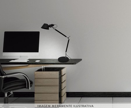 Luminaria de Mesa Drain Preto Bivolt | Westwing