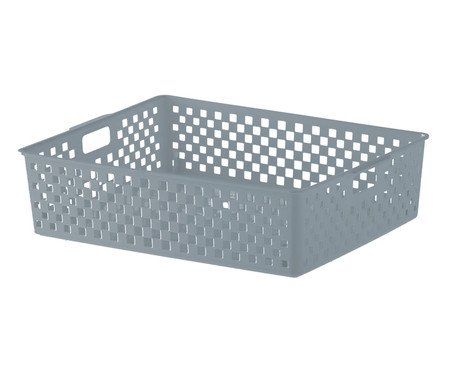 Cesto Organizador Quadratta Cinza | Westwing