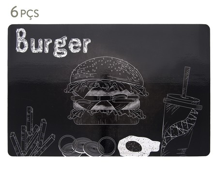 Jogo de Lugar Americano Burger