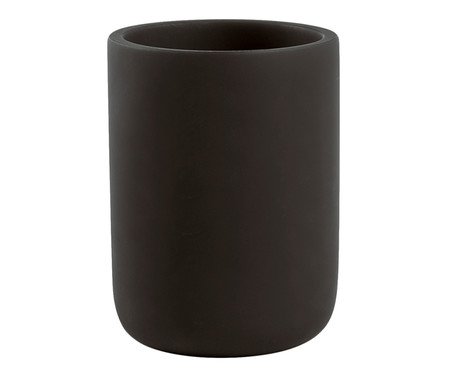 Porta-Escovas em Cimento Renata - Preto | Westwing