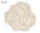 Jogo de Lugar Americano Concept Living Taupe, Branco | WestwingNow