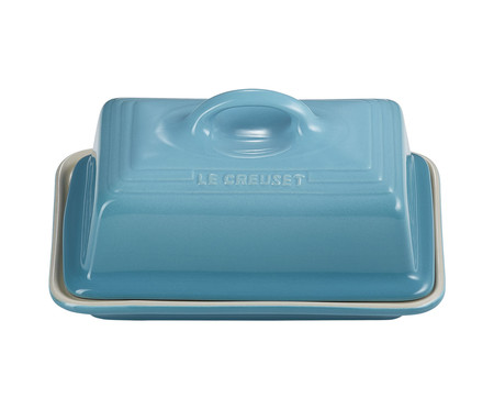 Manteigueira Stoneware Azul Caribe | WestwingNow