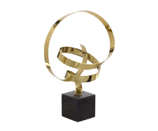 Escultura Decorativa Dourado, Dourado | WestwingNow