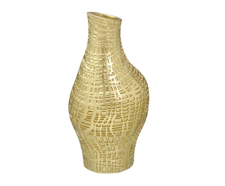 Vaso Decorativo Dourado I