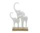 Adorno Trio de Elefantes, Branco | WestwingNow