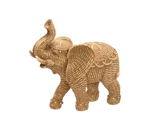 Elefante Decorativo Marrom, Marrom | WestwingNow