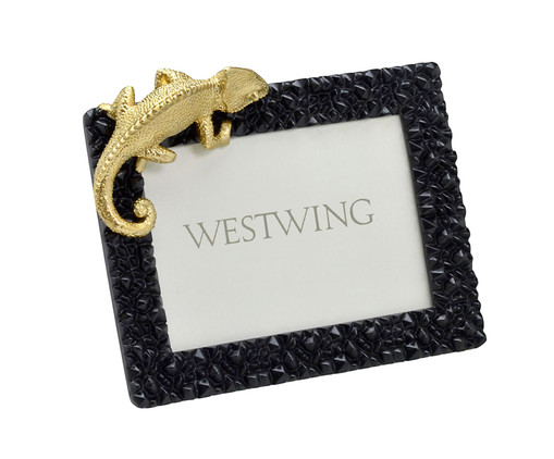 Porta Retrato Largato Dourado, Dourado | WestwingNow